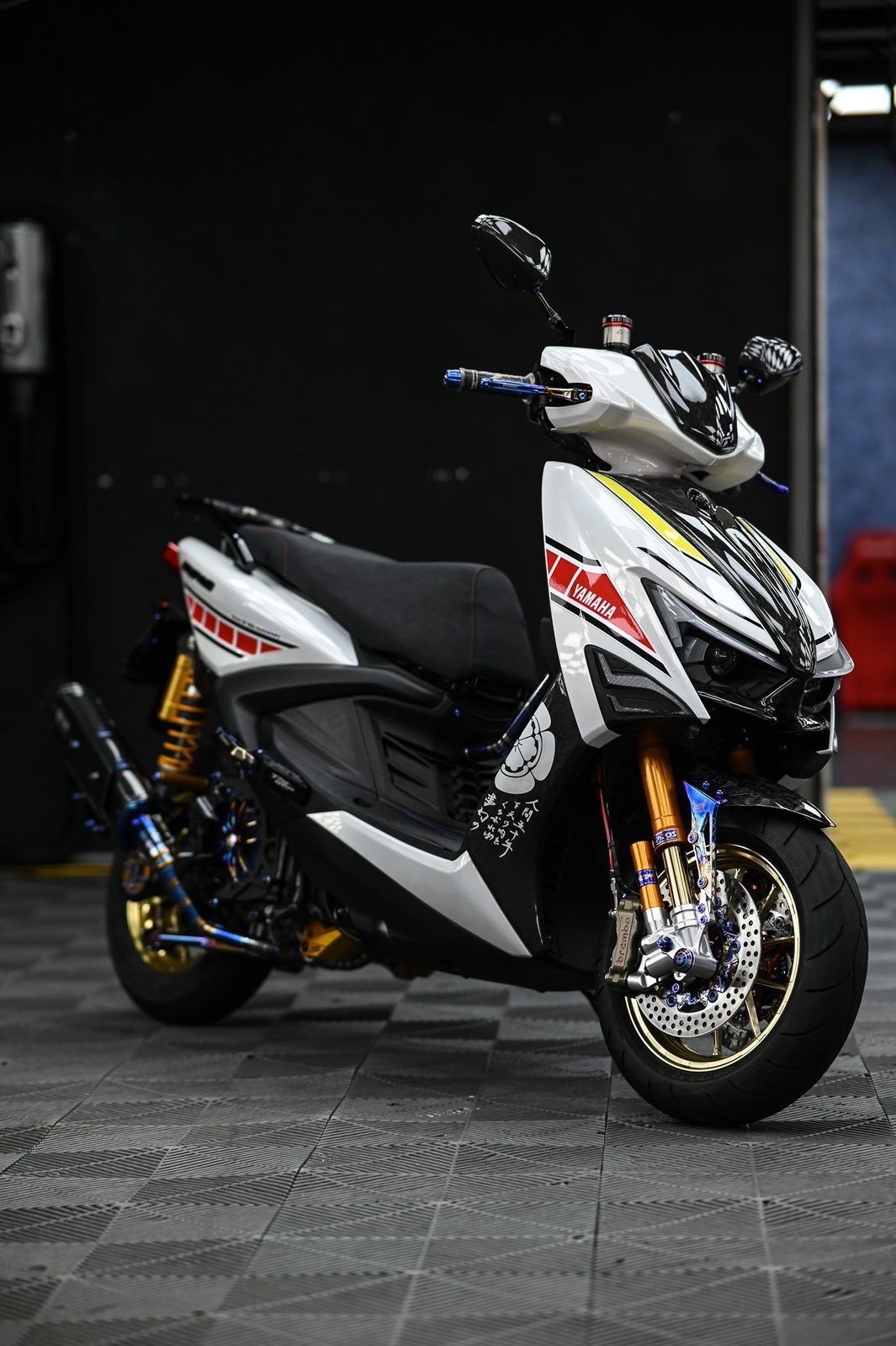 Yamaha 機車美容施工案例 捷匠施工案例