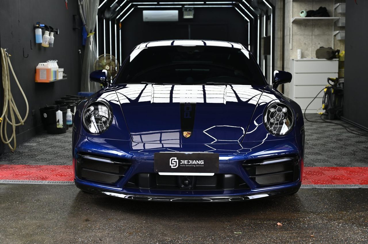 Porsche 911 漆面鍍膜施工案例 捷匠施工案例