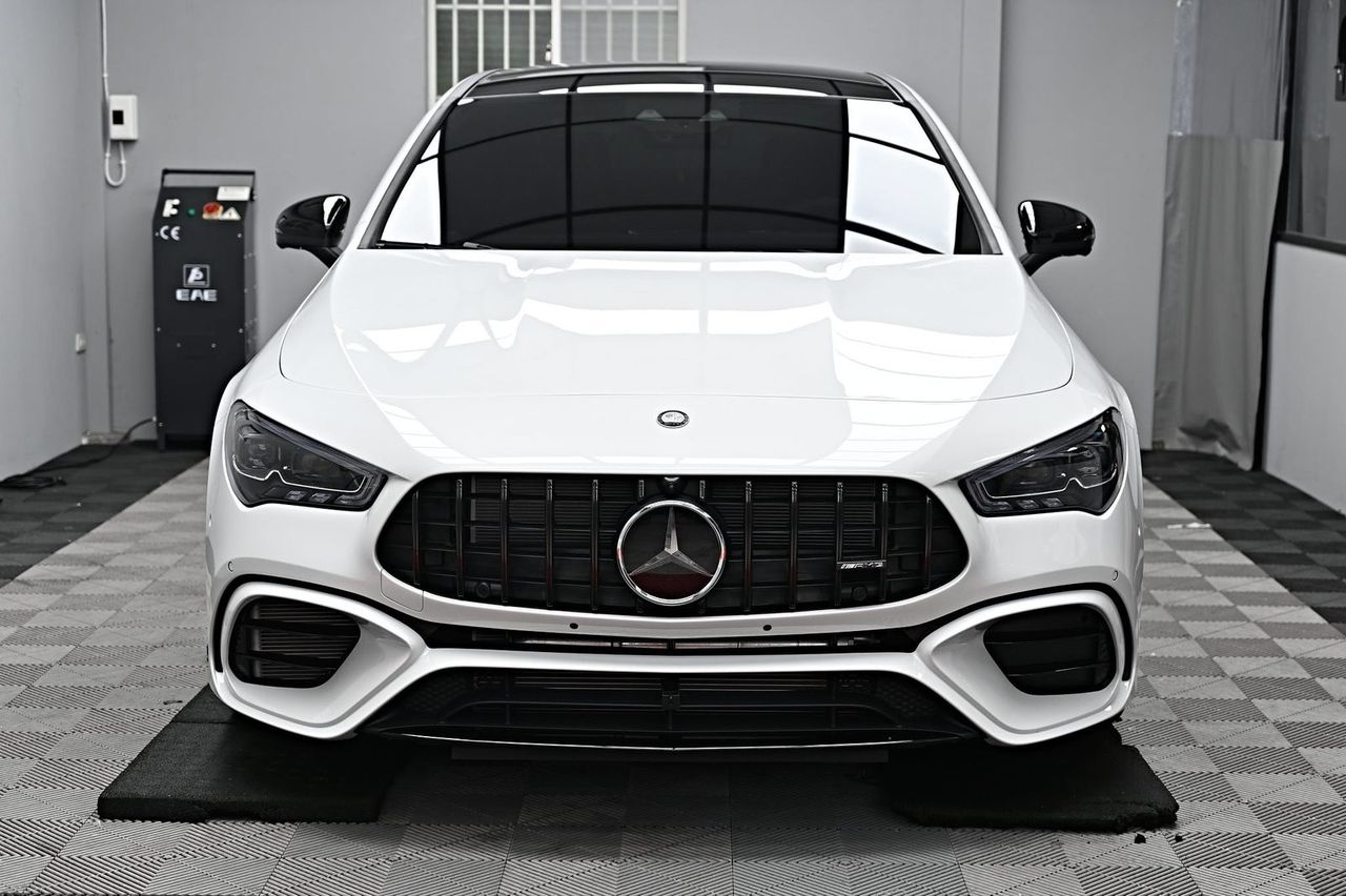 Mercedes-Benz CLA 漆面鍍膜施工案例 捷匠施工案例