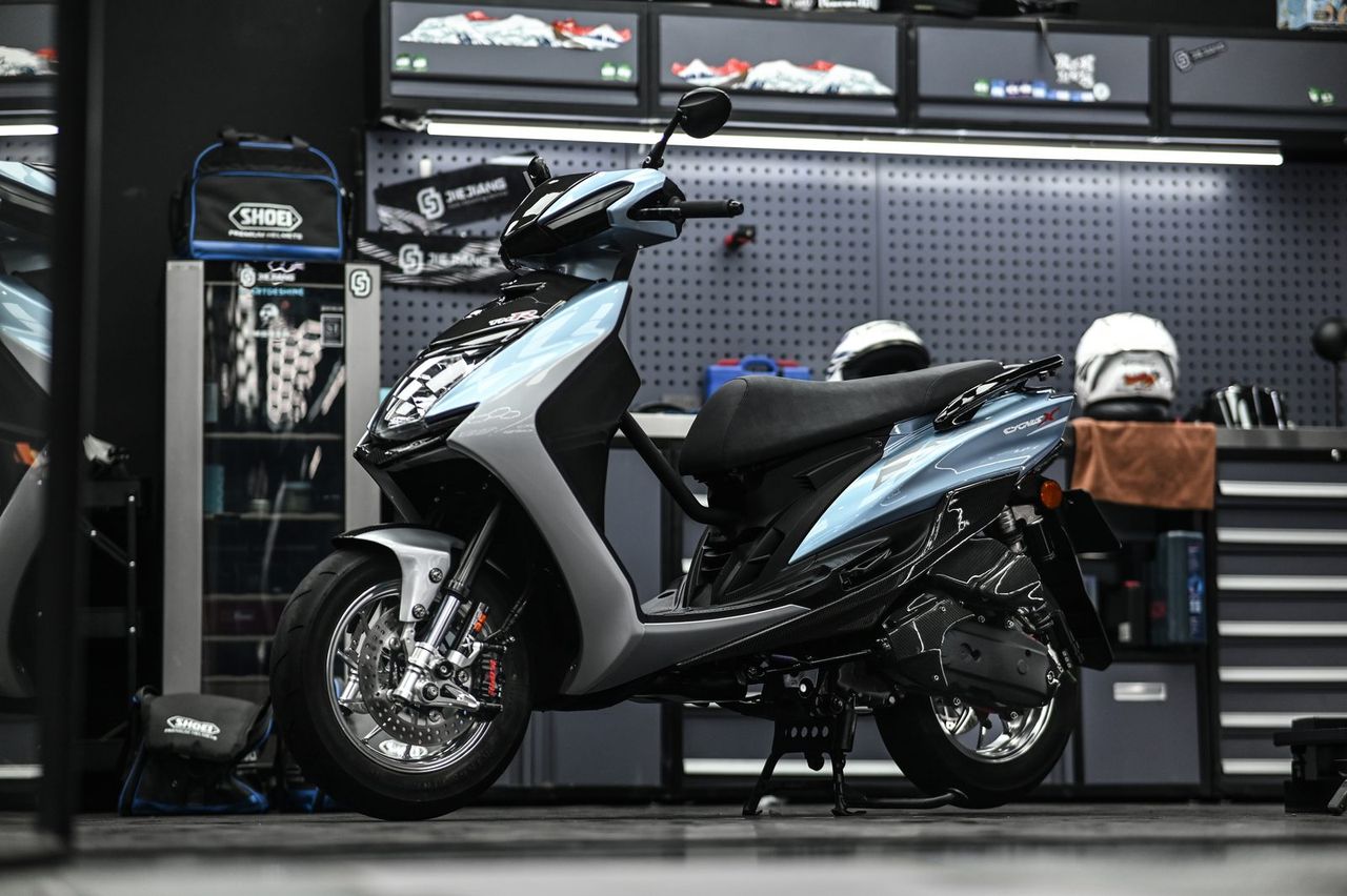 Yamaha Cygnus X 機車美容施工案例 捷匠施工案例