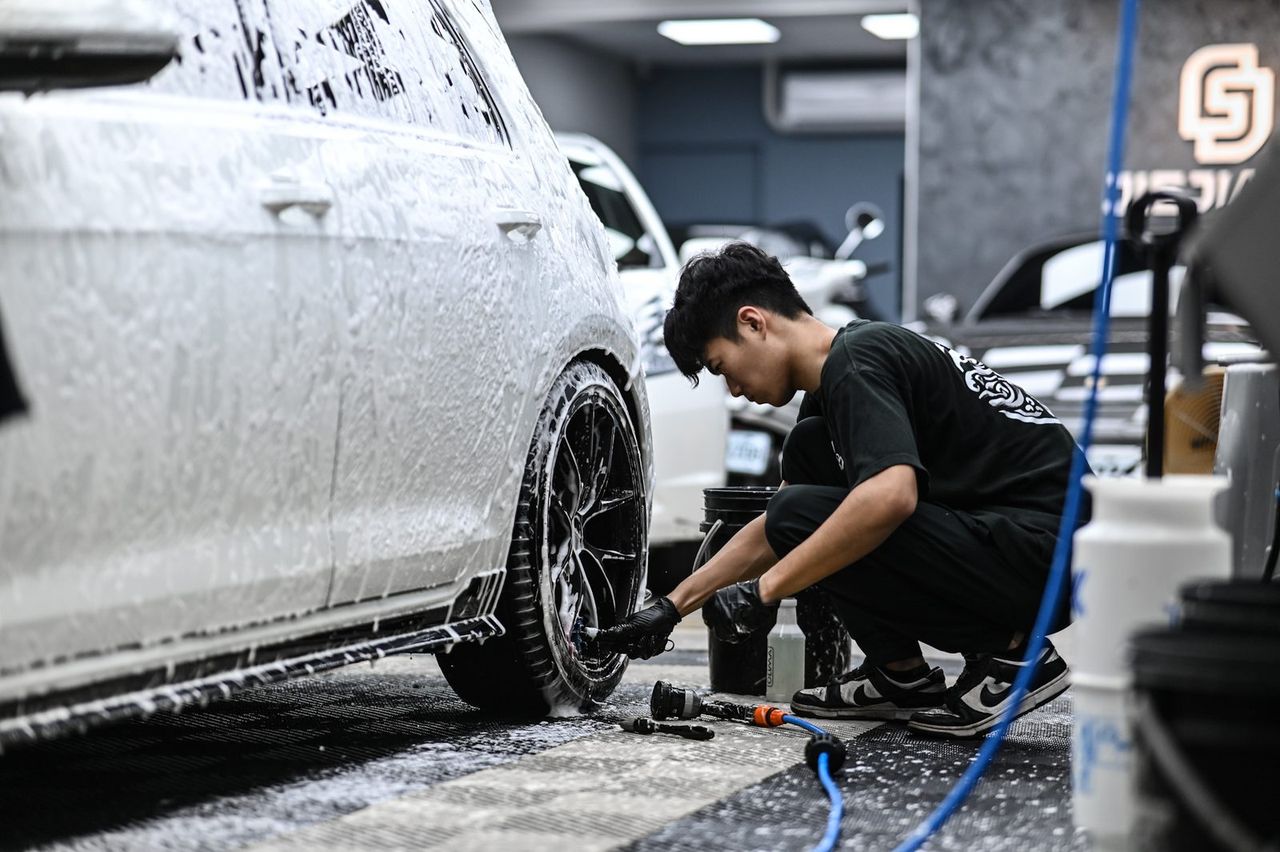 Volkswagen 洗車打蠟施工案例 捷匠施工案例