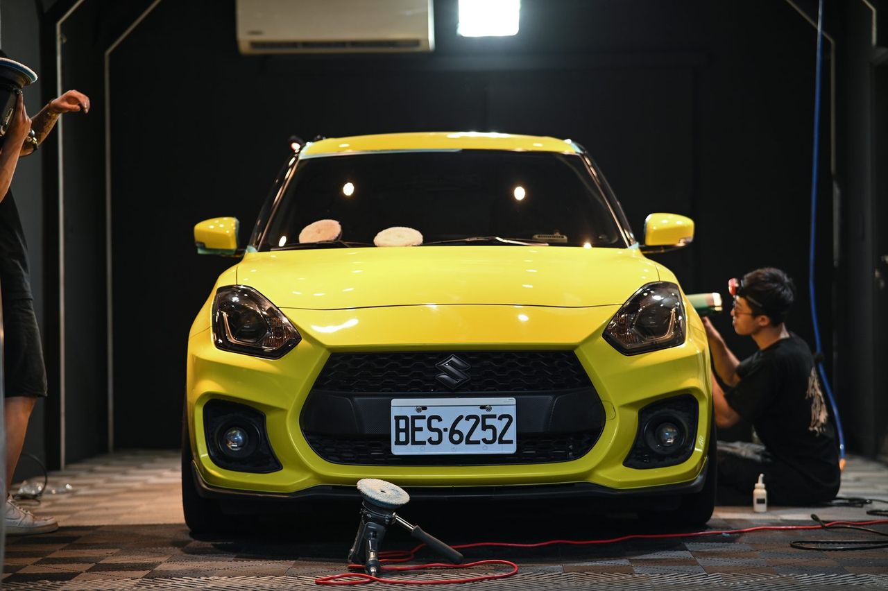 Suzuki Swift Sport 拋光與鍍膜施工案例 捷匠施工案例