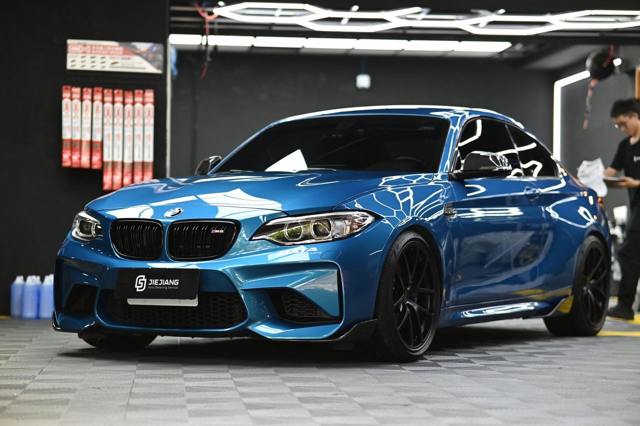 BMW M2 漆面鍍膜施工案例 捷匠施工案例
