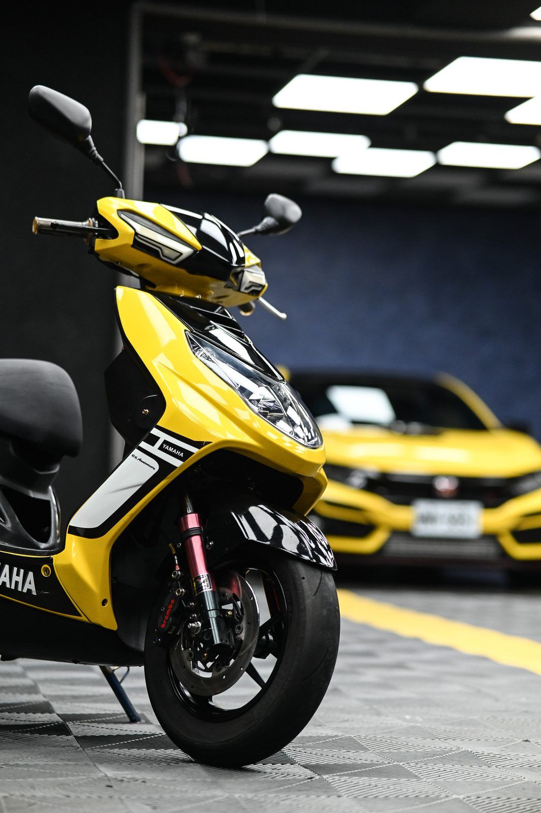 Yamaha 機車美容施工案例 捷匠施工案例