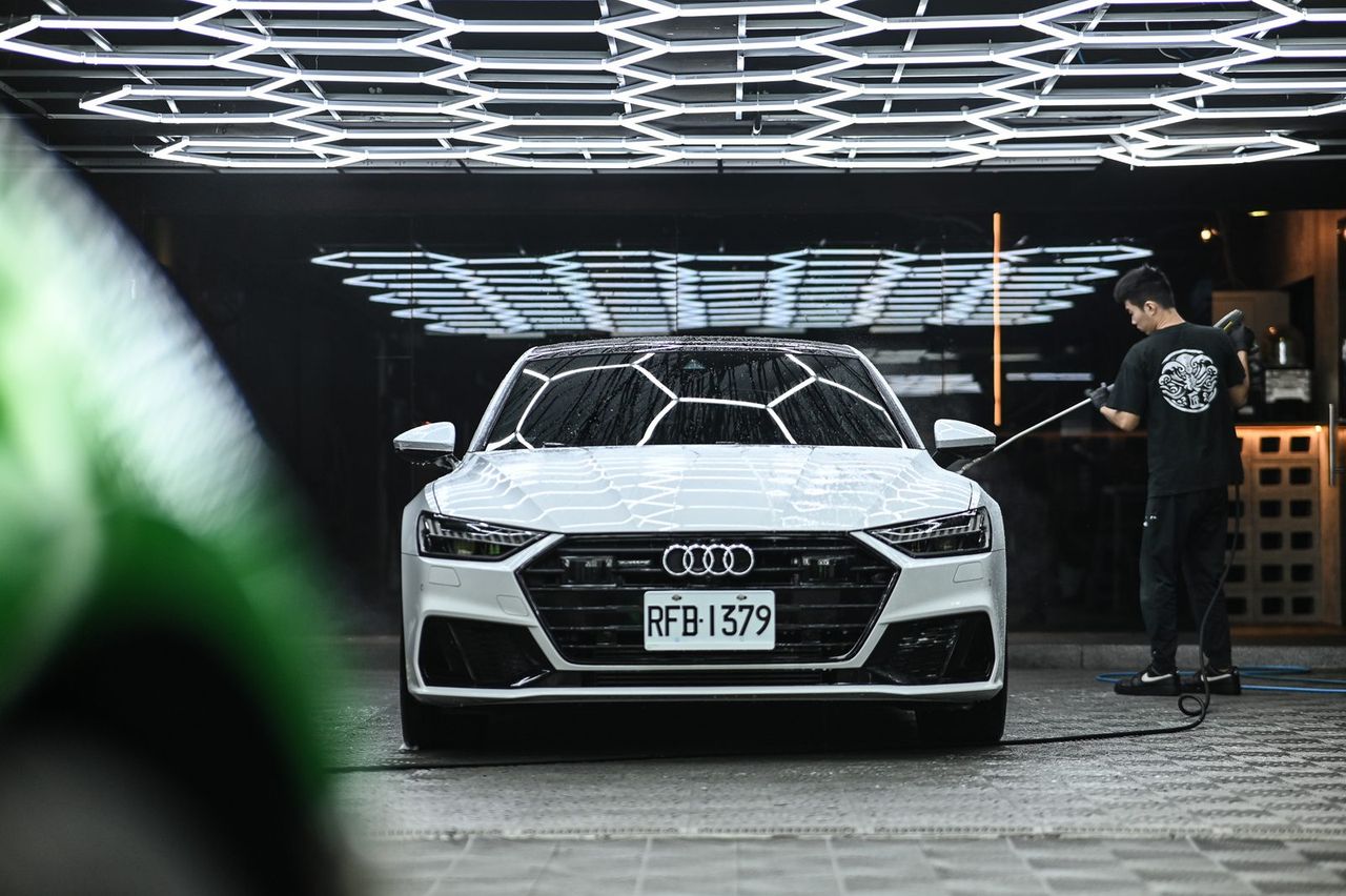 Audi 局部犀牛皮施工案例 捷匠施工案例