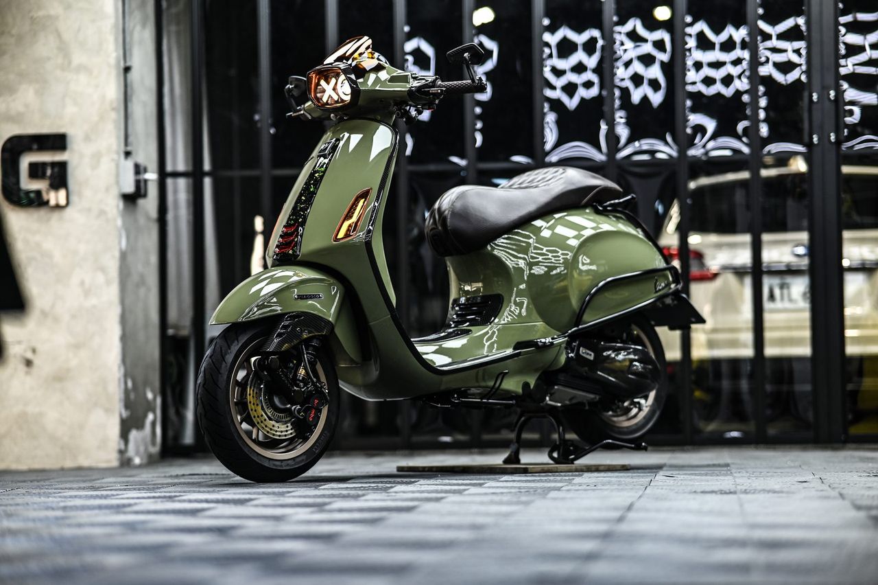 Vespa 機車美容施工案例 捷匠施工案例
