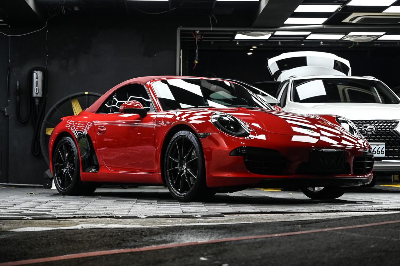 Porsche 911 洗車打蠟施工案例 捷匠施工案例