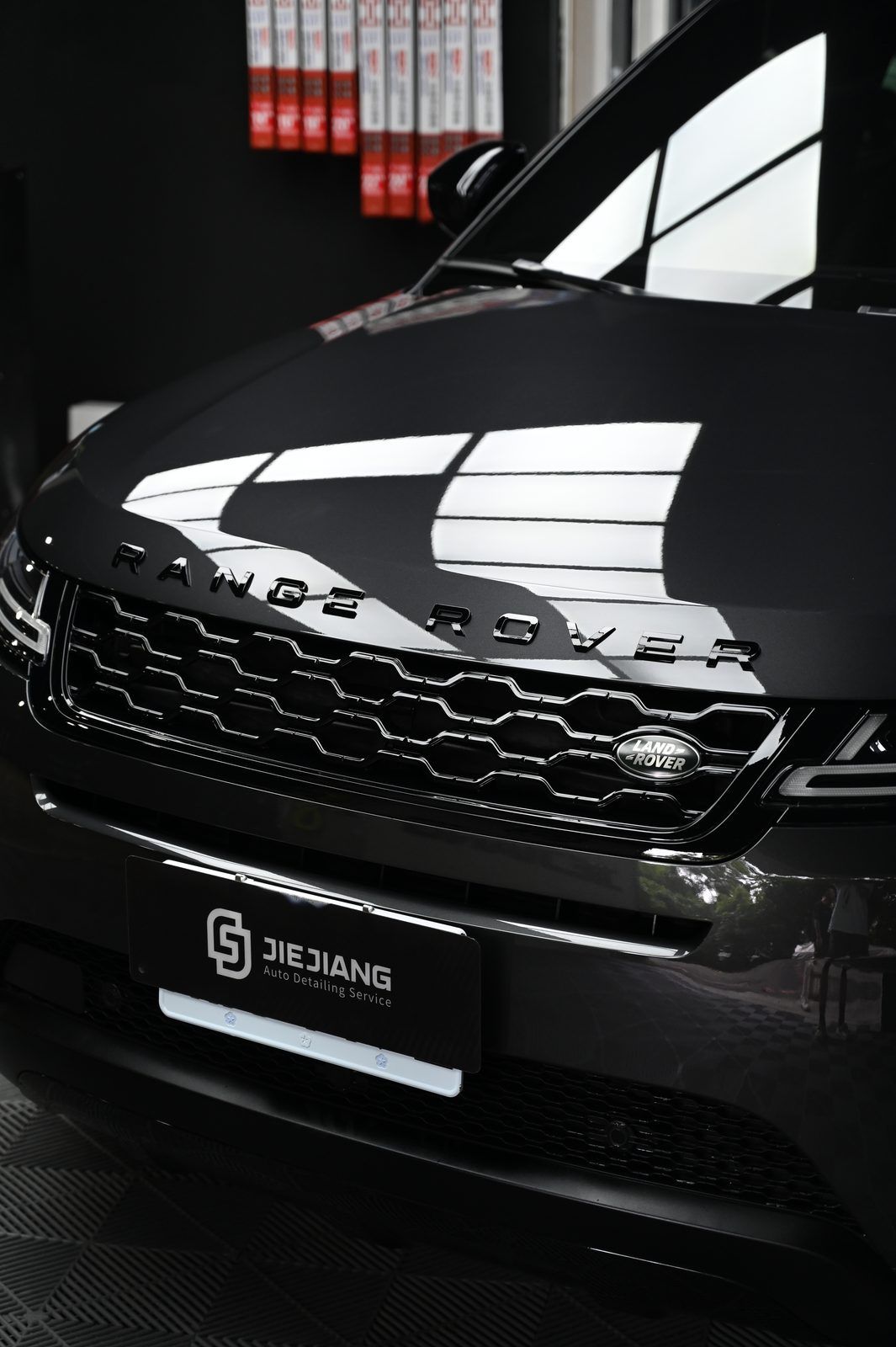 Range Rover Evoque 漆面鍍膜施工案例 捷匠施工案例