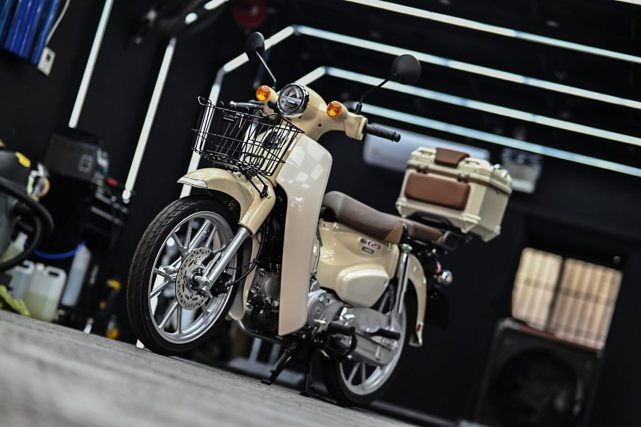 Honda Super Cub 機車美容施工案例 捷匠施工案例