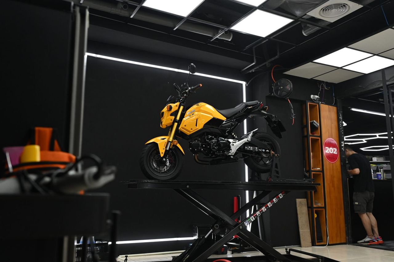 Honda MSX125 機車美容施工案例 捷匠施工案例
