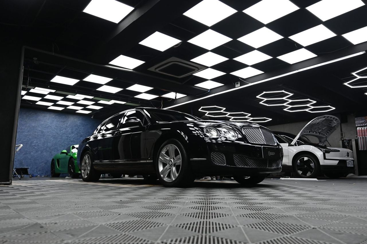 Bentley Flying Spur 洗車打蠟施工案例 捷匠施工案例