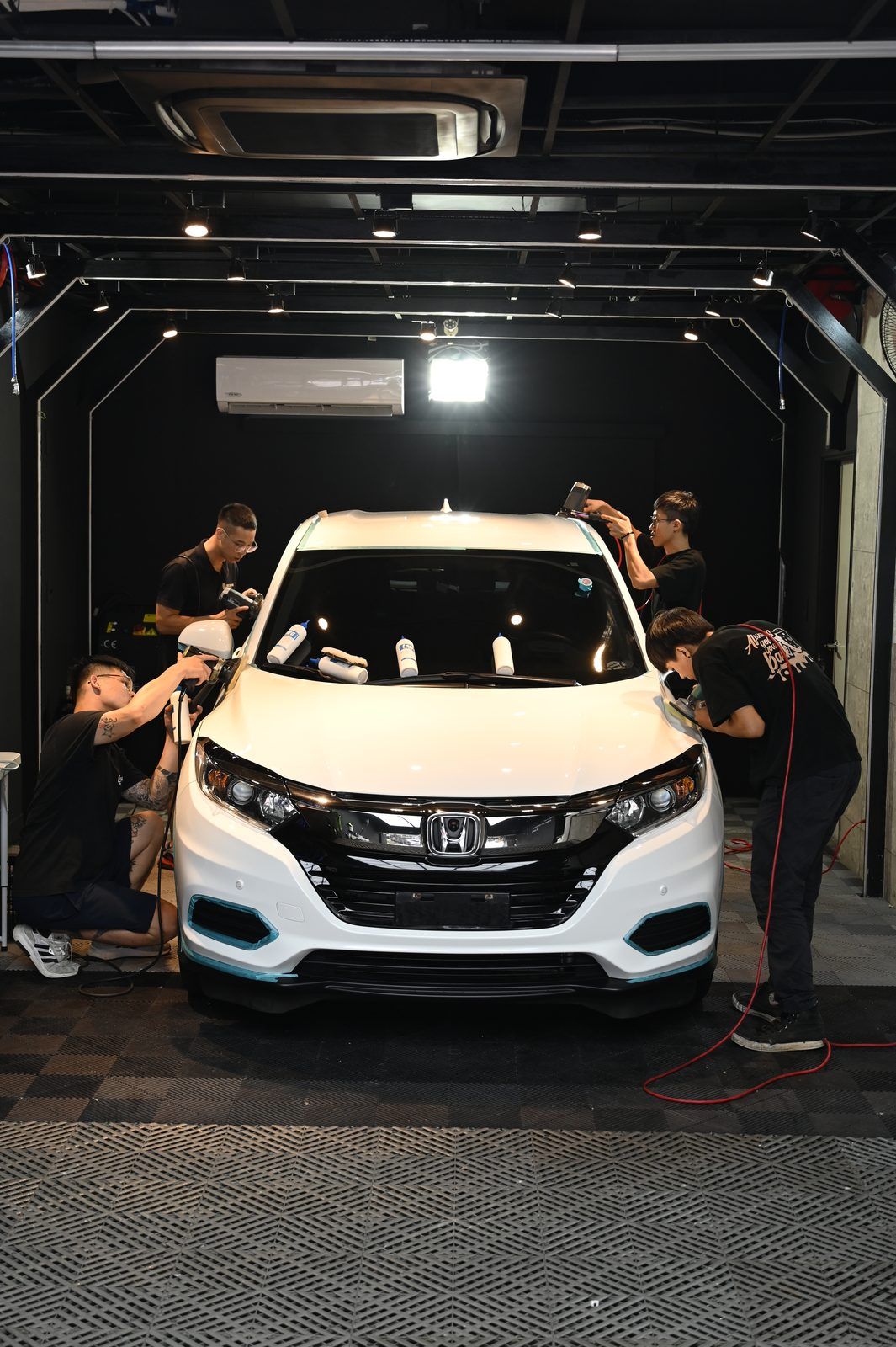 Honda HR-V 漆面鍍膜施工案例 捷匠施工案例