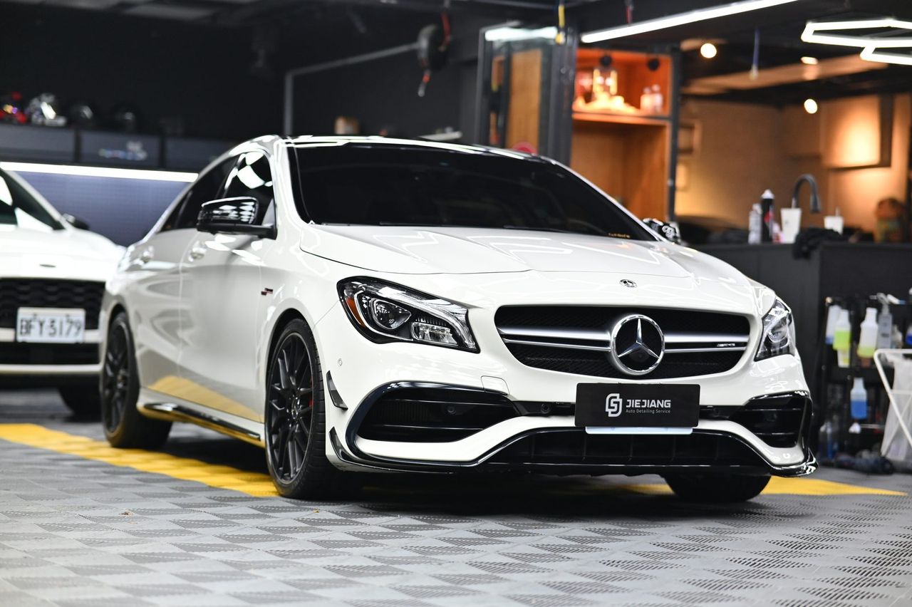 Mercedes-Benz CLA45 AMG 漆面鍍膜施工案例 捷匠施工案例
