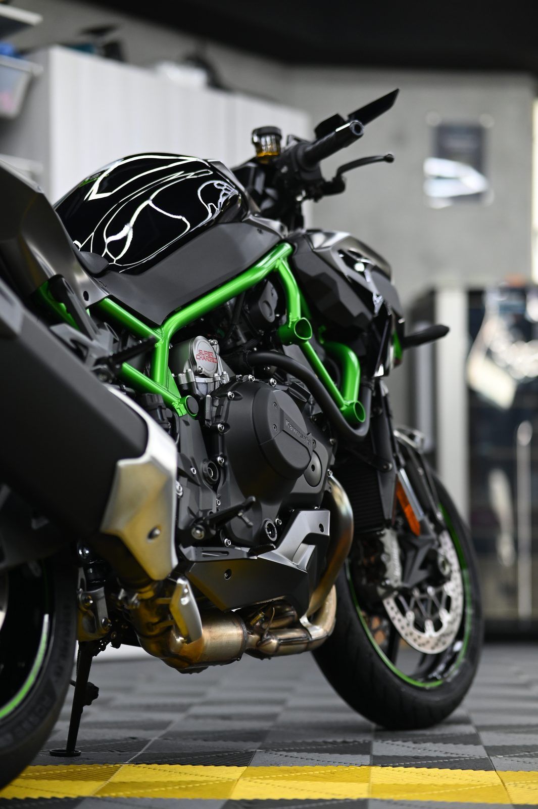 Kawasaki Z H2 機車美容施工案例 捷匠施工案例