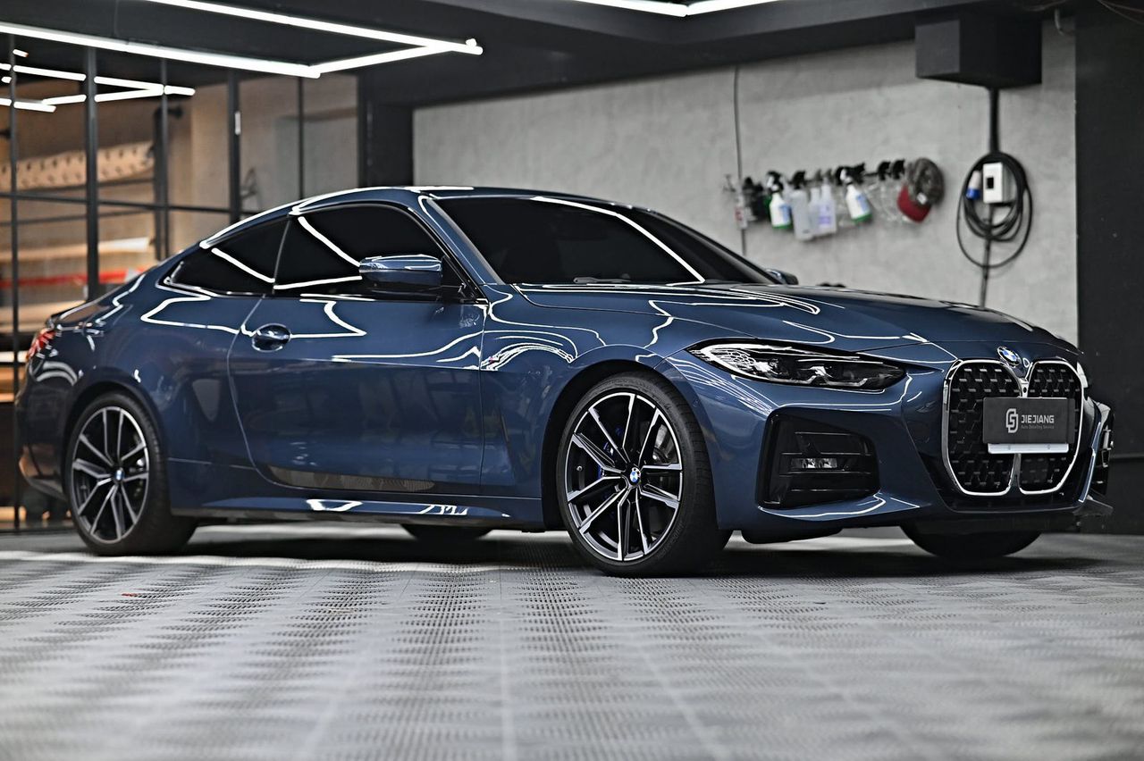 BMW 430i 漆面鍍膜施工案例 捷匠施工案例