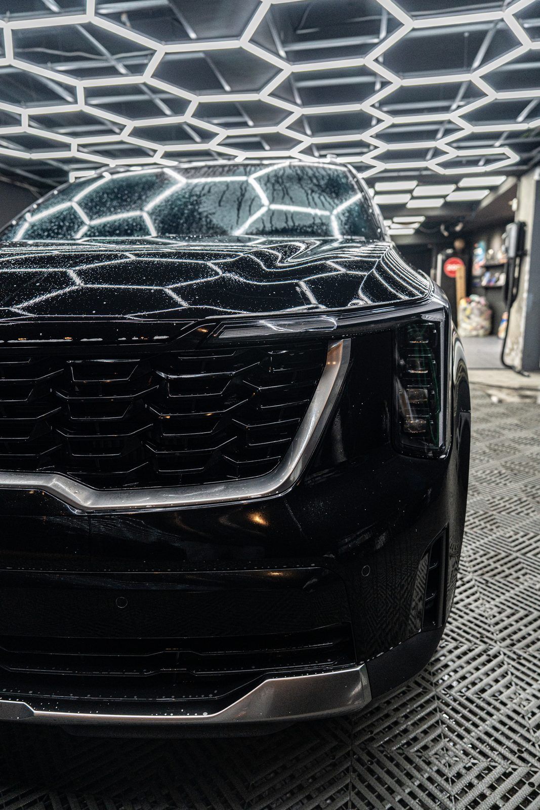 Kia Sorento 洗車打蠟施工案例 捷匠施工案例