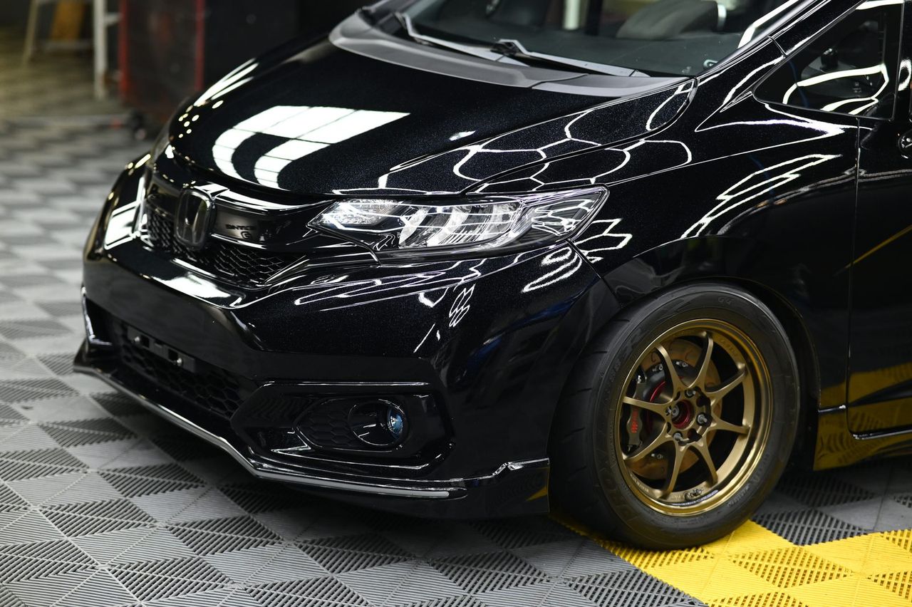 Honda Fit 漆面鍍膜施工案例 捷匠施工案例