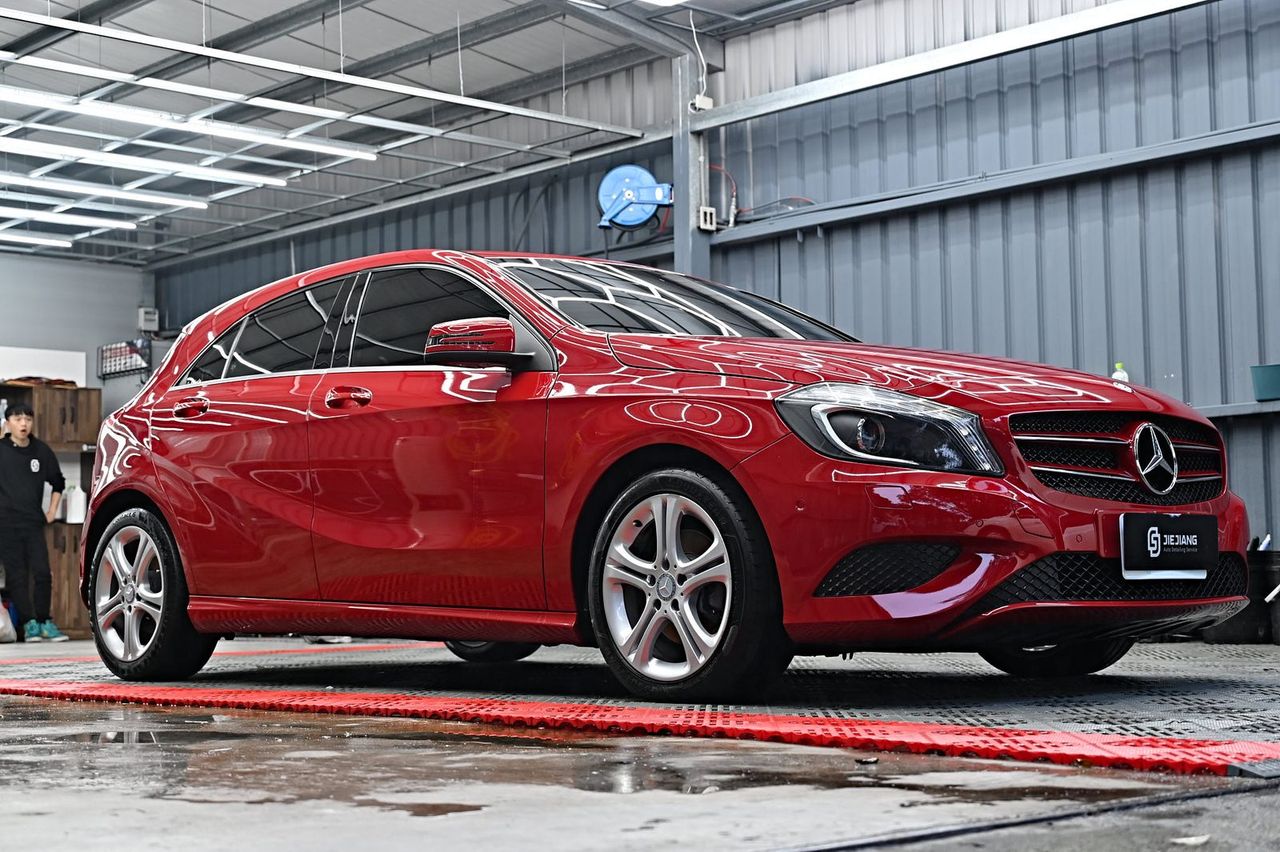 Mercedes-Benz A-Class 漆面鍍膜施工案例 捷匠施工案例