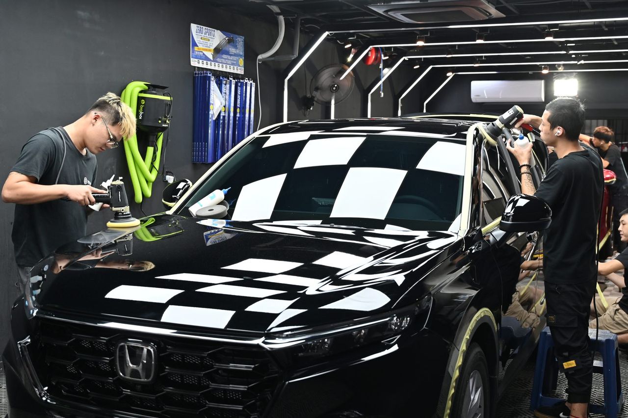 Honda 拋光與鍍膜施工案例 捷匠施工案例