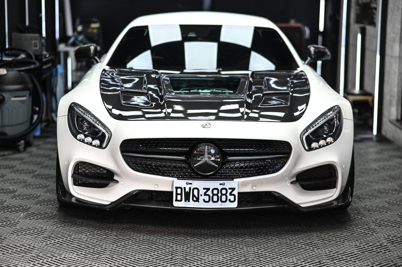 Mercedes-AMG GT 漆面鍍膜施工案例 捷匠施工案例