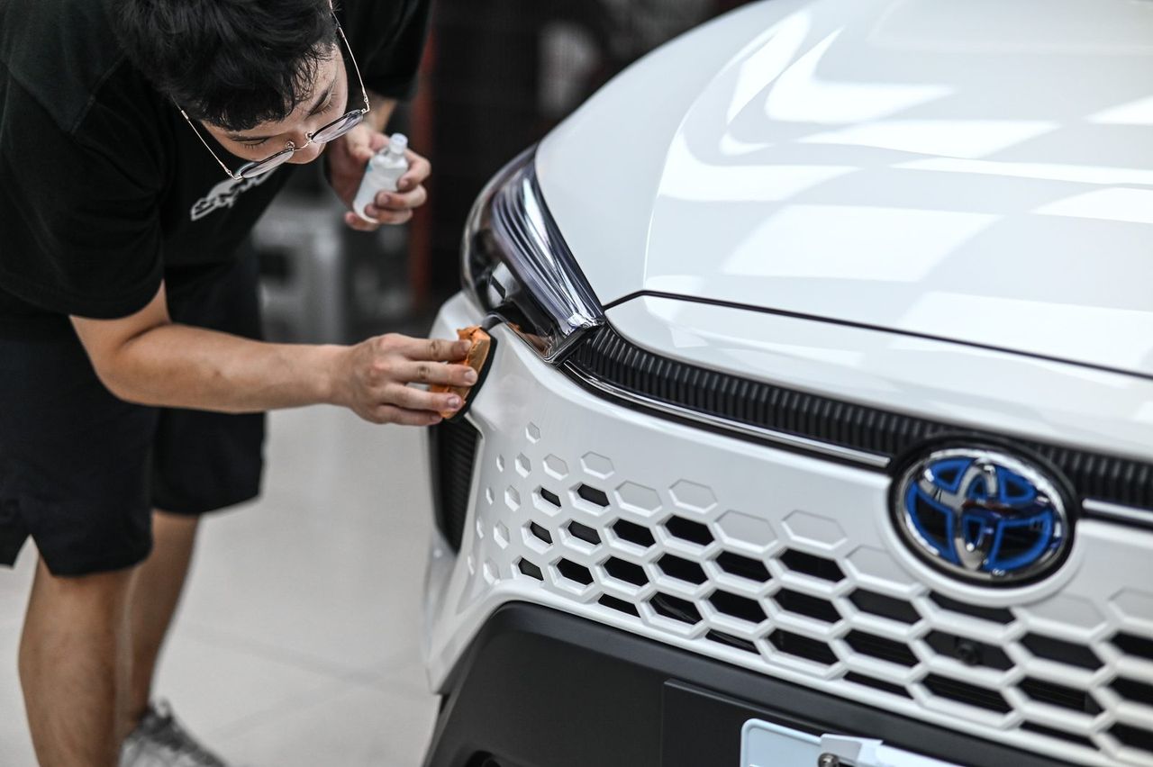 Toyota Corolla Cross 漆面鍍膜施工案例 捷匠施工案例