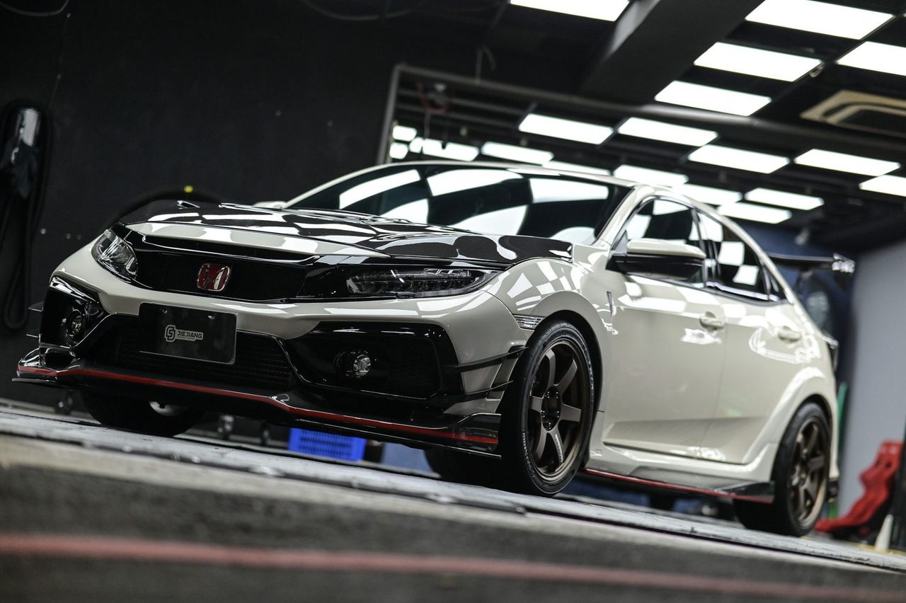 Honda Civic Type R 迎風面犀牛皮施工案例 捷匠施工案例