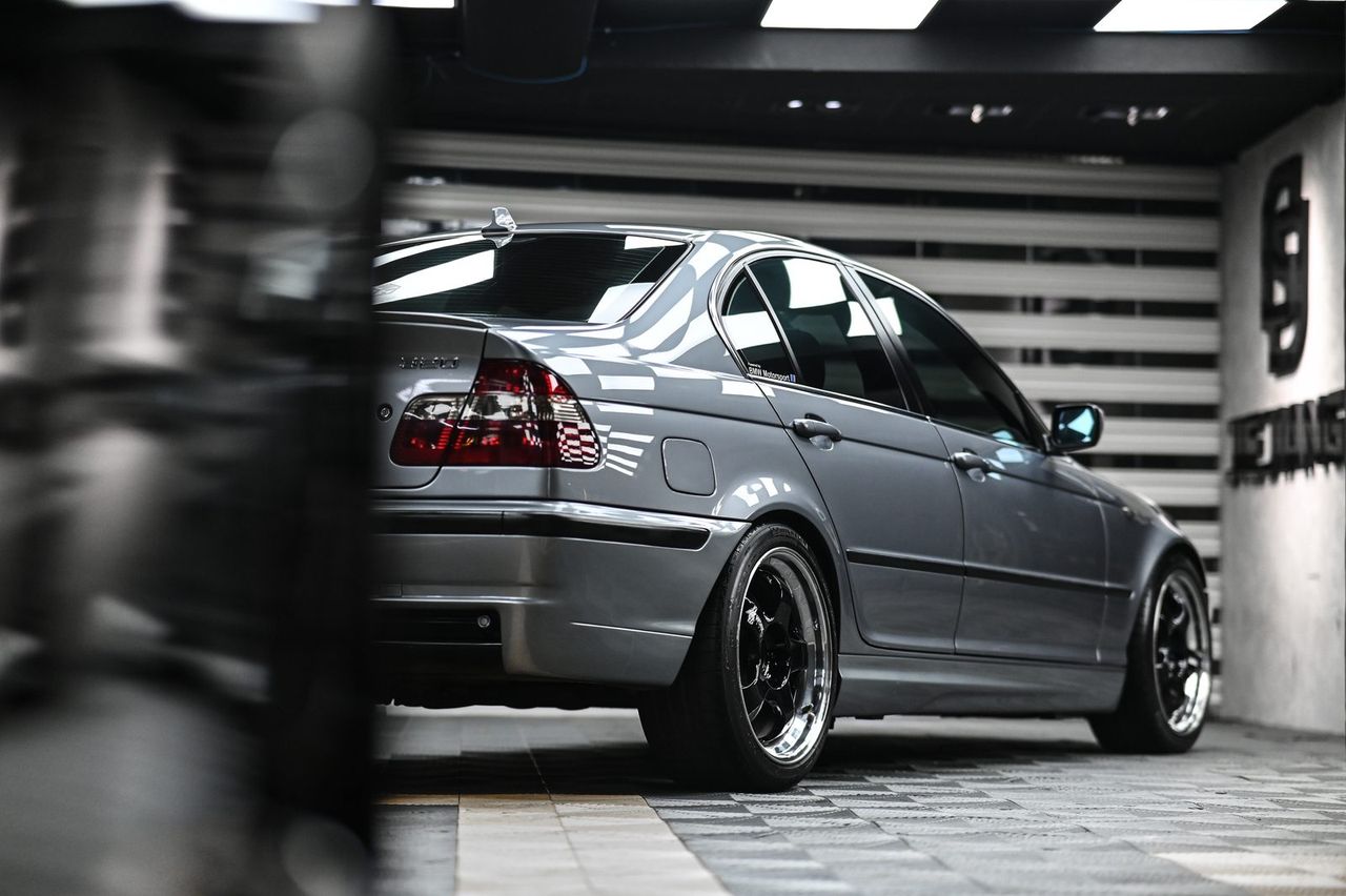 BMW 3系 E46 洗車打蠟完工與細節實拍 第 1 張（共 6 張）——捷匠淡水旗艦店施工實錄