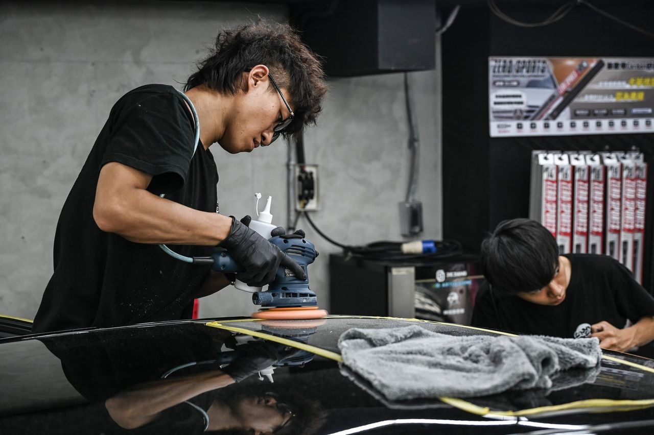 Lexus GS 350 拋光與漆面修復完工與細節實拍 第 1 張（共 6 張）——捷匠淡水旗艦店施工實錄