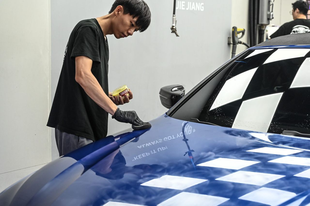 BMW 430i敞篷洗車打蠟完工與細節實拍 第 1 張（共 6 張）——捷匠施工實錄