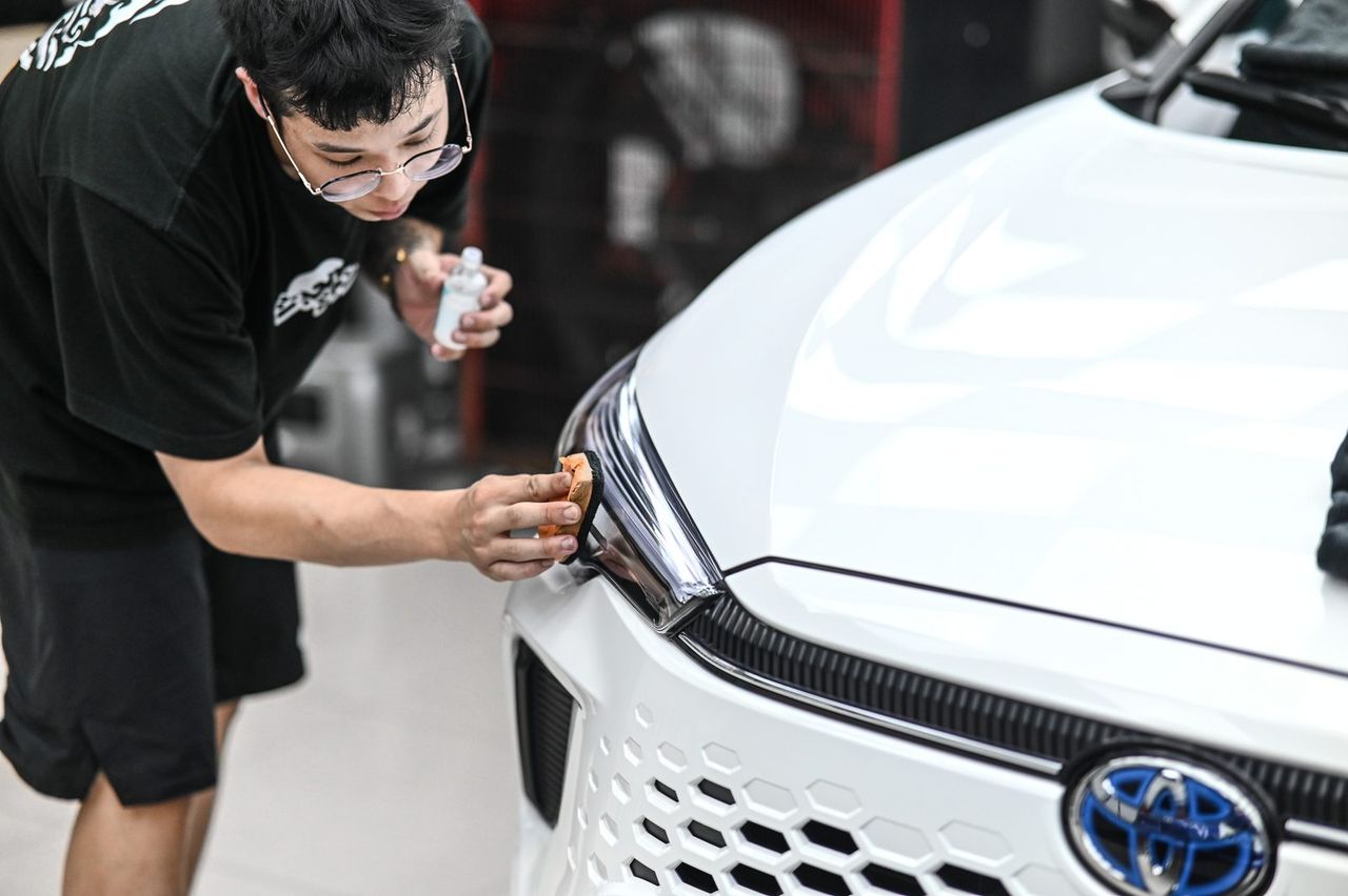 Toyota Corolla Cross 漆面鍍膜完工與細節實拍 第 1 張（共 3 張）——捷匠施工實錄
