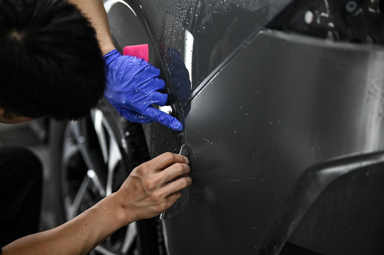 Hyundai Custin 改色犀牛皮完工與細節實拍 第 1 張（共 6 張）——捷匠北投店施工實錄