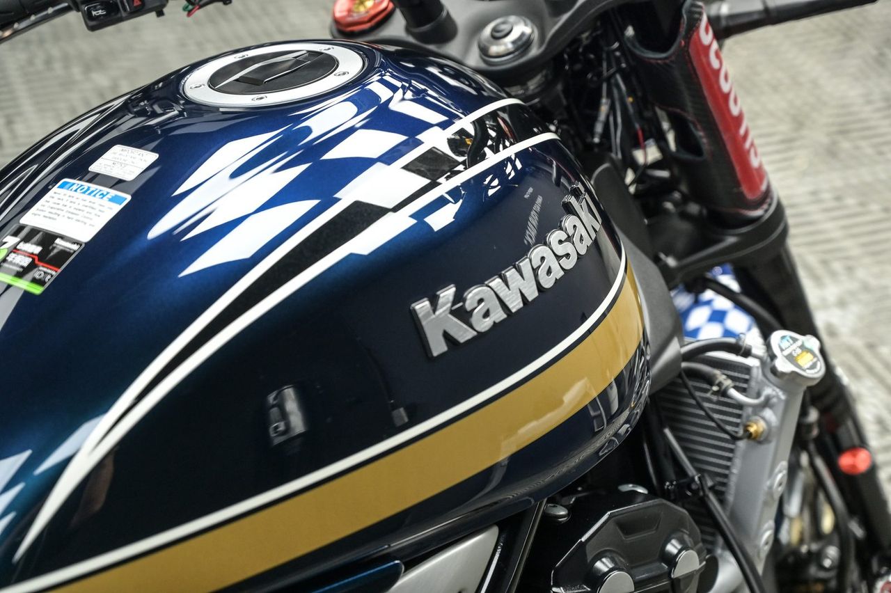 Kawasaki Z900RS 機車美容完工與細節實拍 第 1 張（共 6 張）——捷匠淡水旗艦店施工實錄