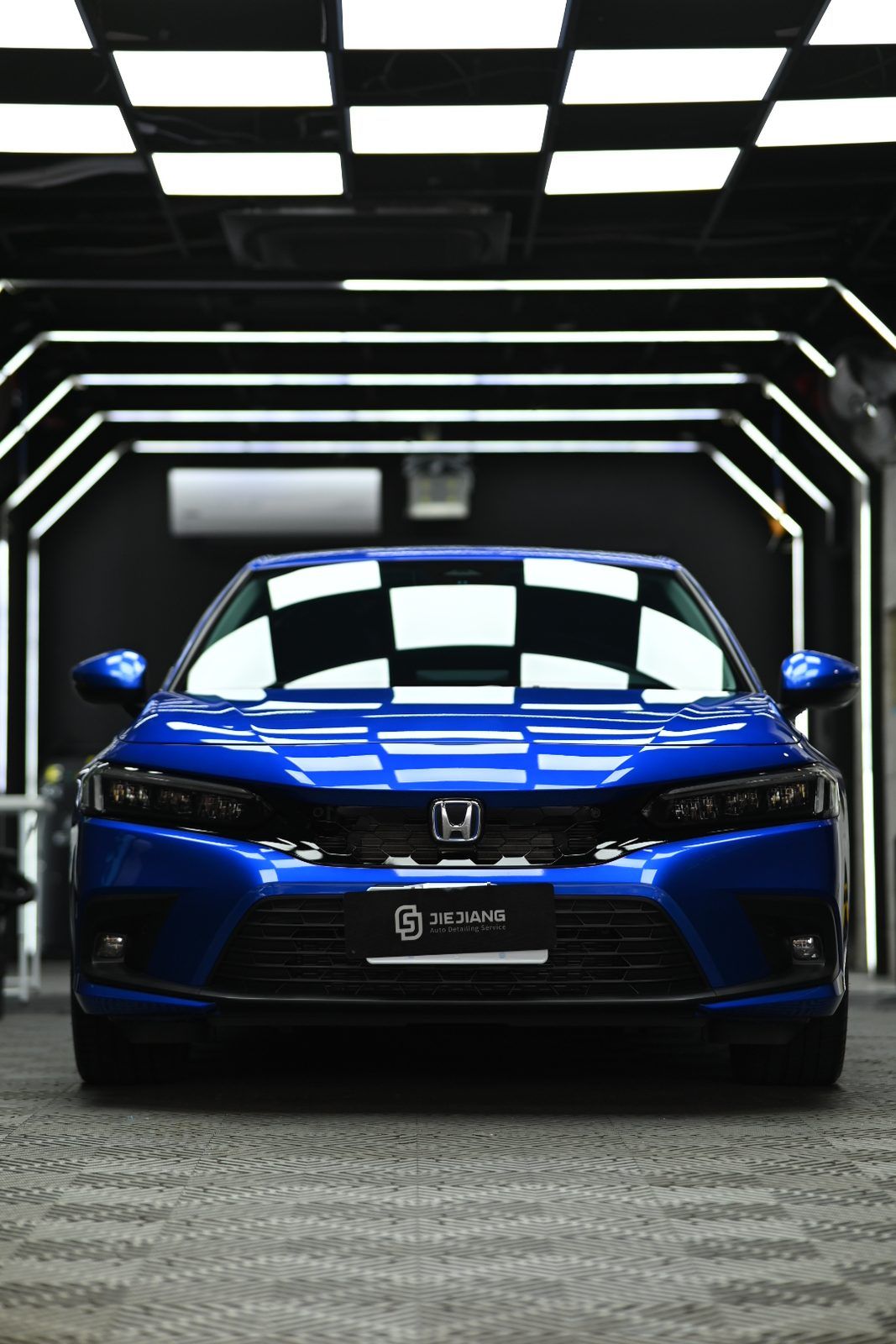 Honda Civic 拋光與鍍膜完工與細節實拍 第 2 張（共 6 張）——捷匠北投店施工實錄