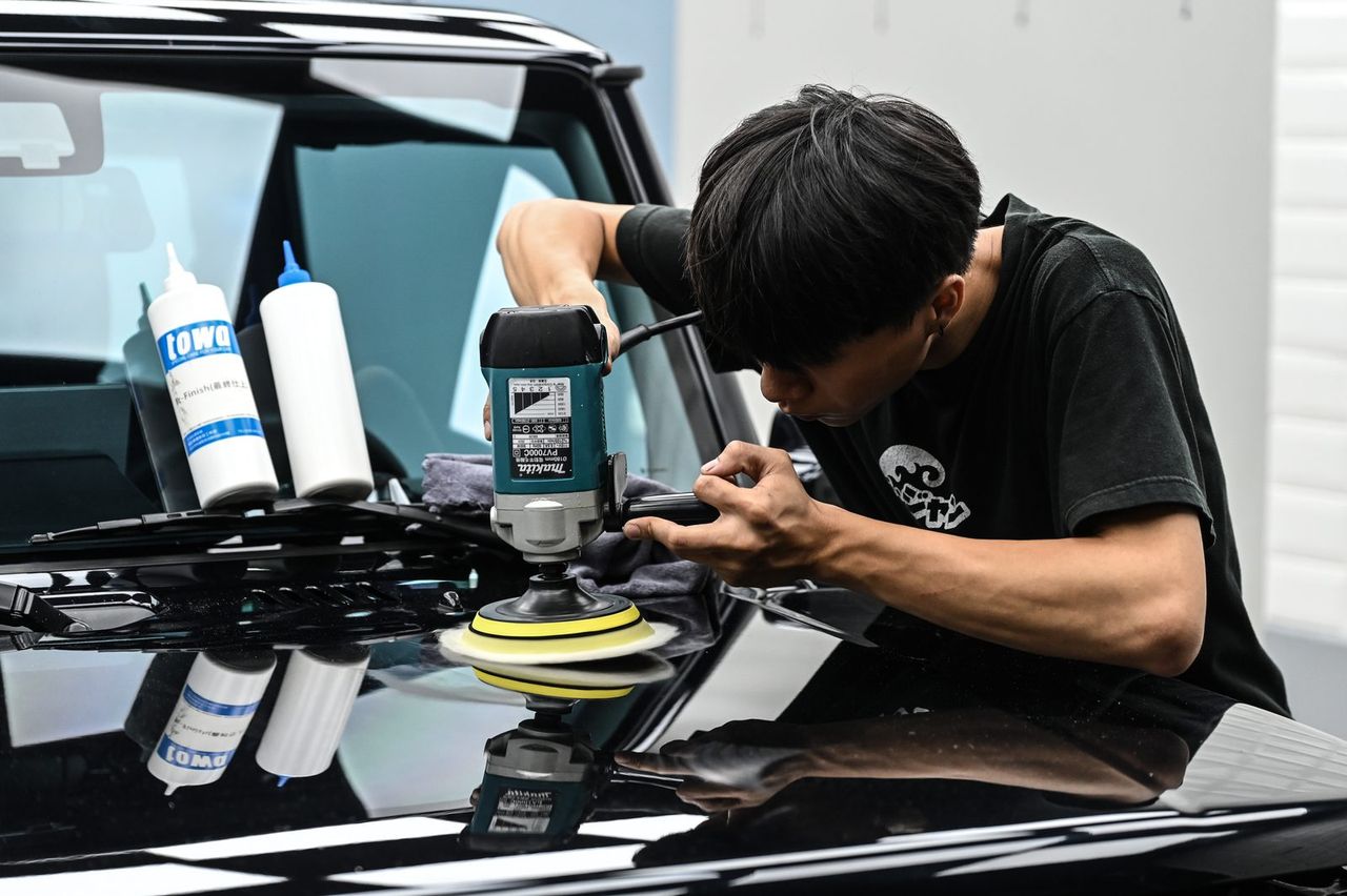 Suzuki Jimny 拋光與漆面修復完工與細節實拍 第 2 張（共 6 張）——捷匠施工實錄