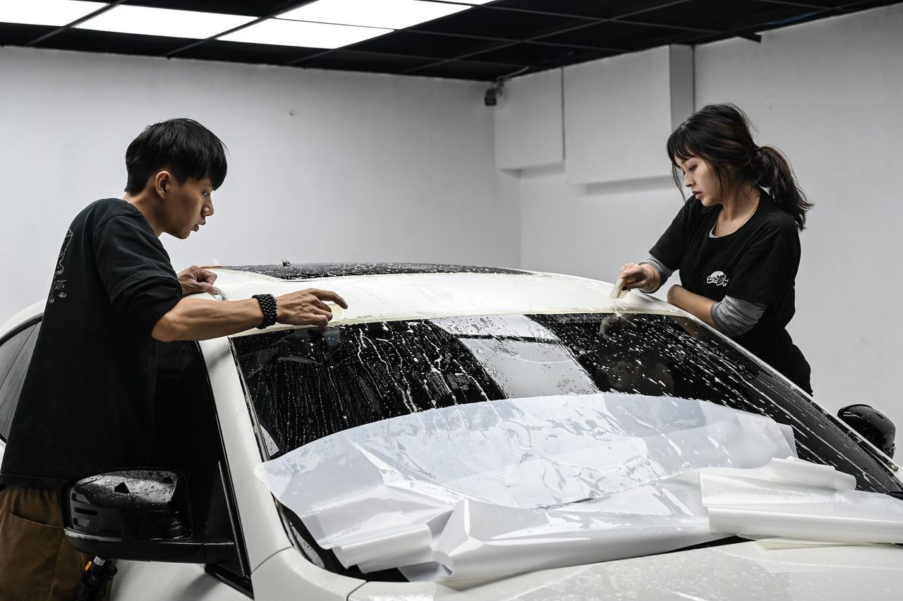Maserati Levante 全車犀牛皮完工與細節實拍 第 2 張（共 6 張）——捷匠淡水旗艦店施工實錄