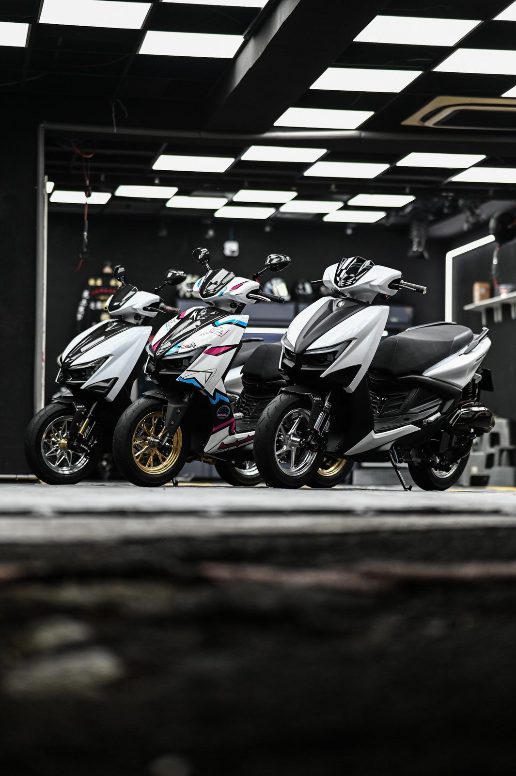 Yamaha 勁戰 Gryphus 機車美容完工與細節實拍 第 3 張（共 6 張）——捷匠淡水旗艦店施工實錄
