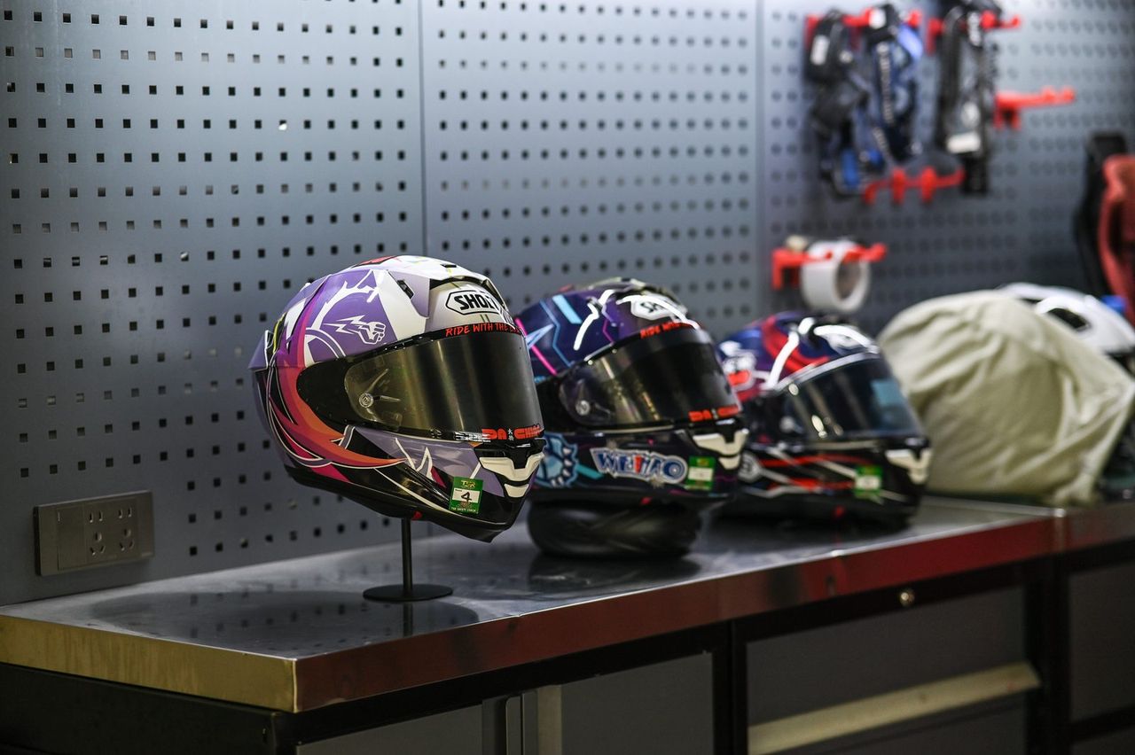 SHOEI X-Fifteen 機車美容完工與細節實拍 第 4 張（共 6 張）——捷匠淡水旗艦店施工實錄