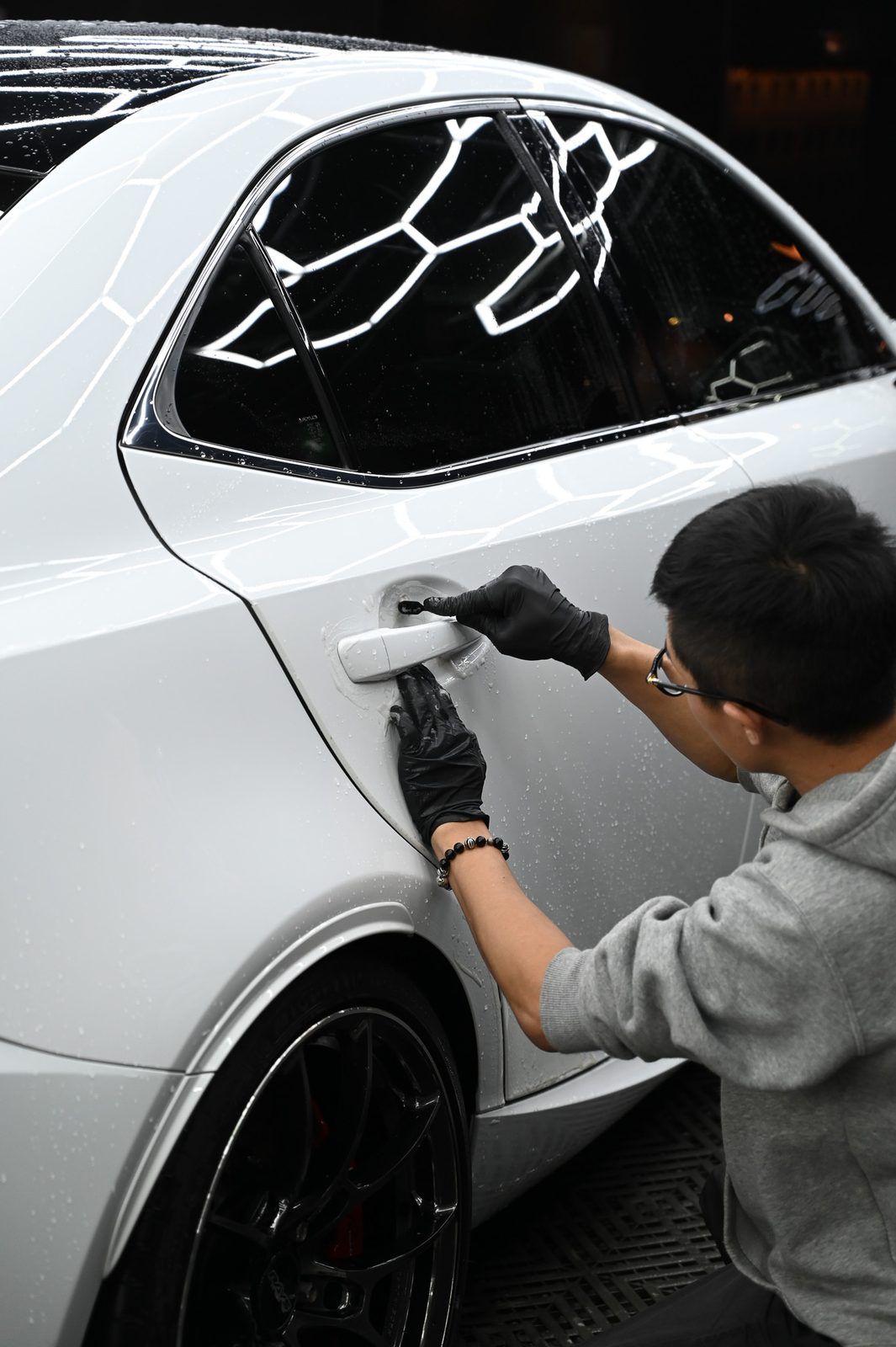 Lexus IS 200t 洗車打蠟完工與細節實拍 第 4 張（共 4 張）——捷匠淡水旗艦店施工實錄