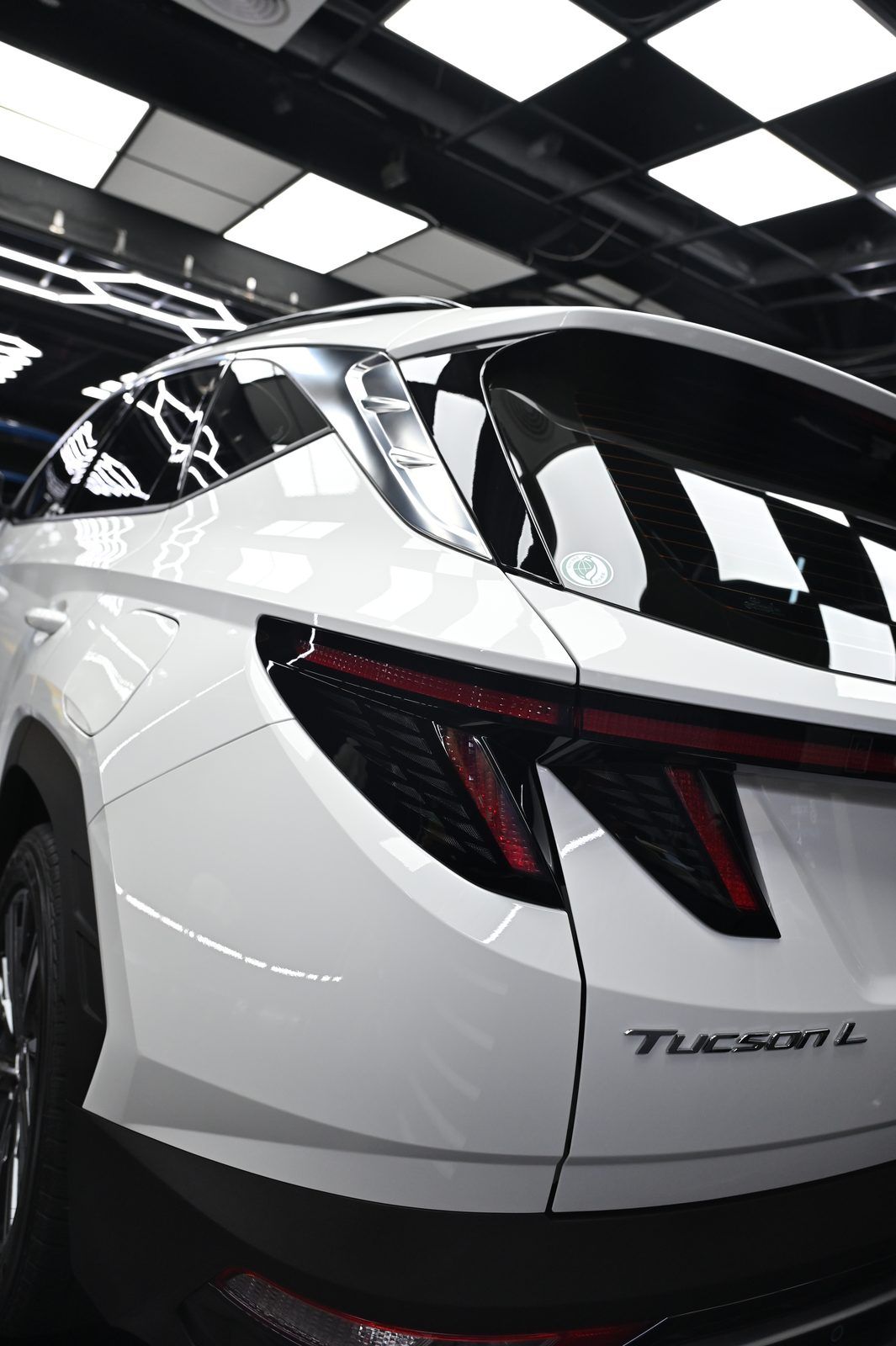 Hyundai Tucson L 漆面鍍膜完工與細節實拍 第 5 張（共 6 張）——捷匠淡水旗艦店施工實錄