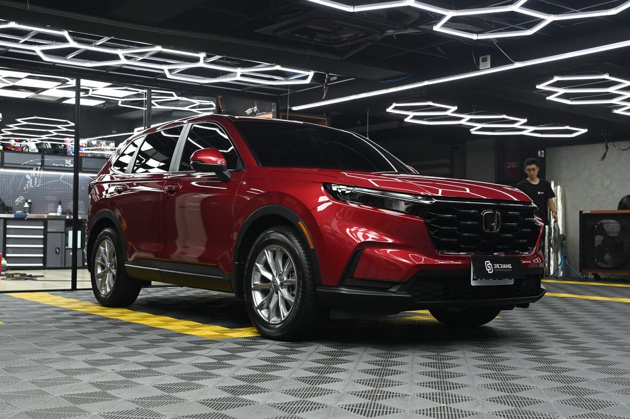 Honda CR-V 拋光與鍍膜完工與細節實拍 第 5 張（共 6 張）——捷匠淡水旗艦店施工實錄