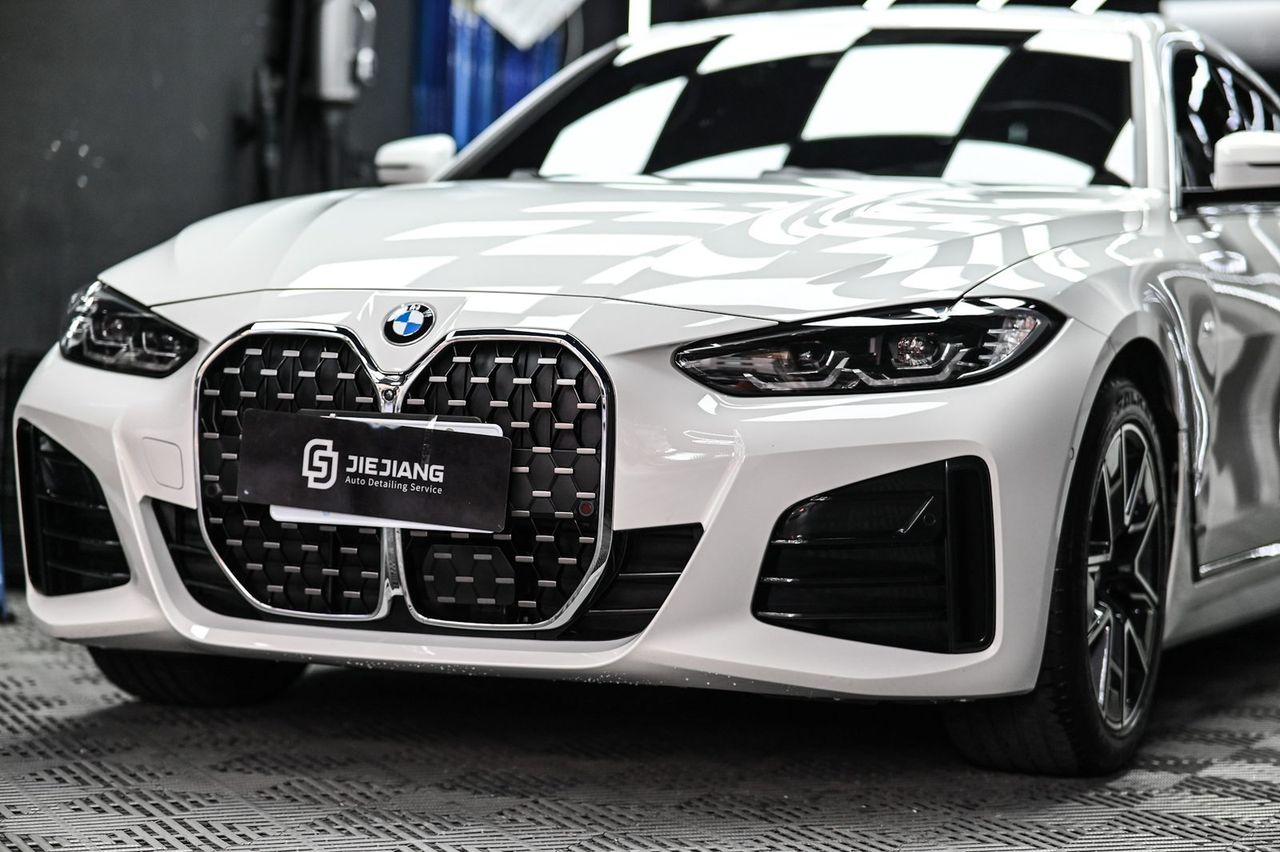 BMW 4系洗車打蠟完工與細節實拍 第 2 張（共 2 張）——捷匠北投店施工實錄