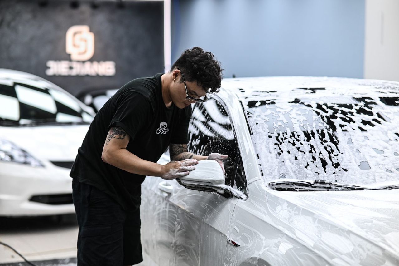 Volkswagen 洗車打蠟完工與細節實拍 第 6 張（共 6 張）——捷匠施工實錄