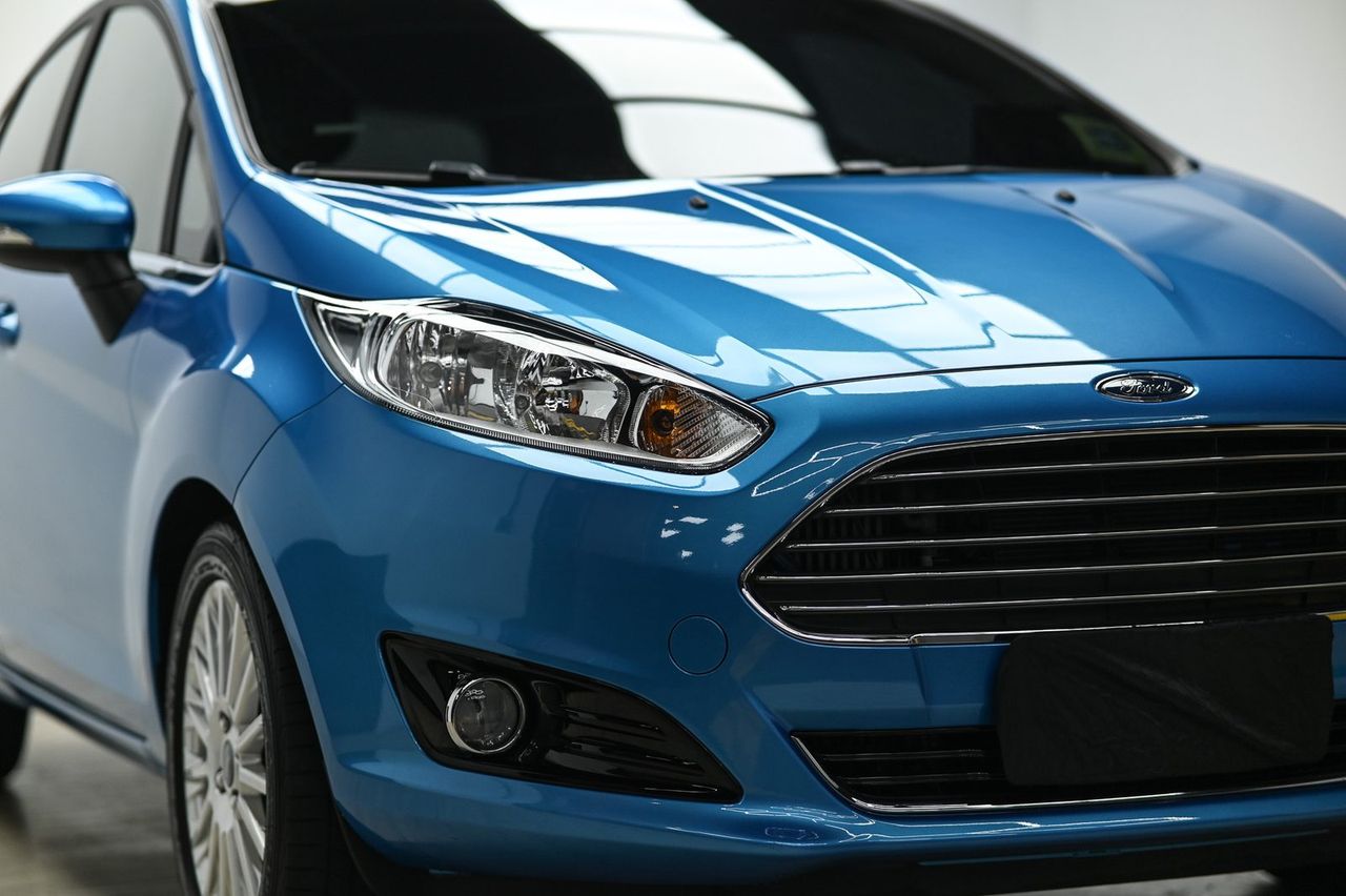 Ford Fiesta 漆面鍍膜完工與細節實拍 第 6 張（共 6 張）——捷匠淡水旗艦店施工實錄