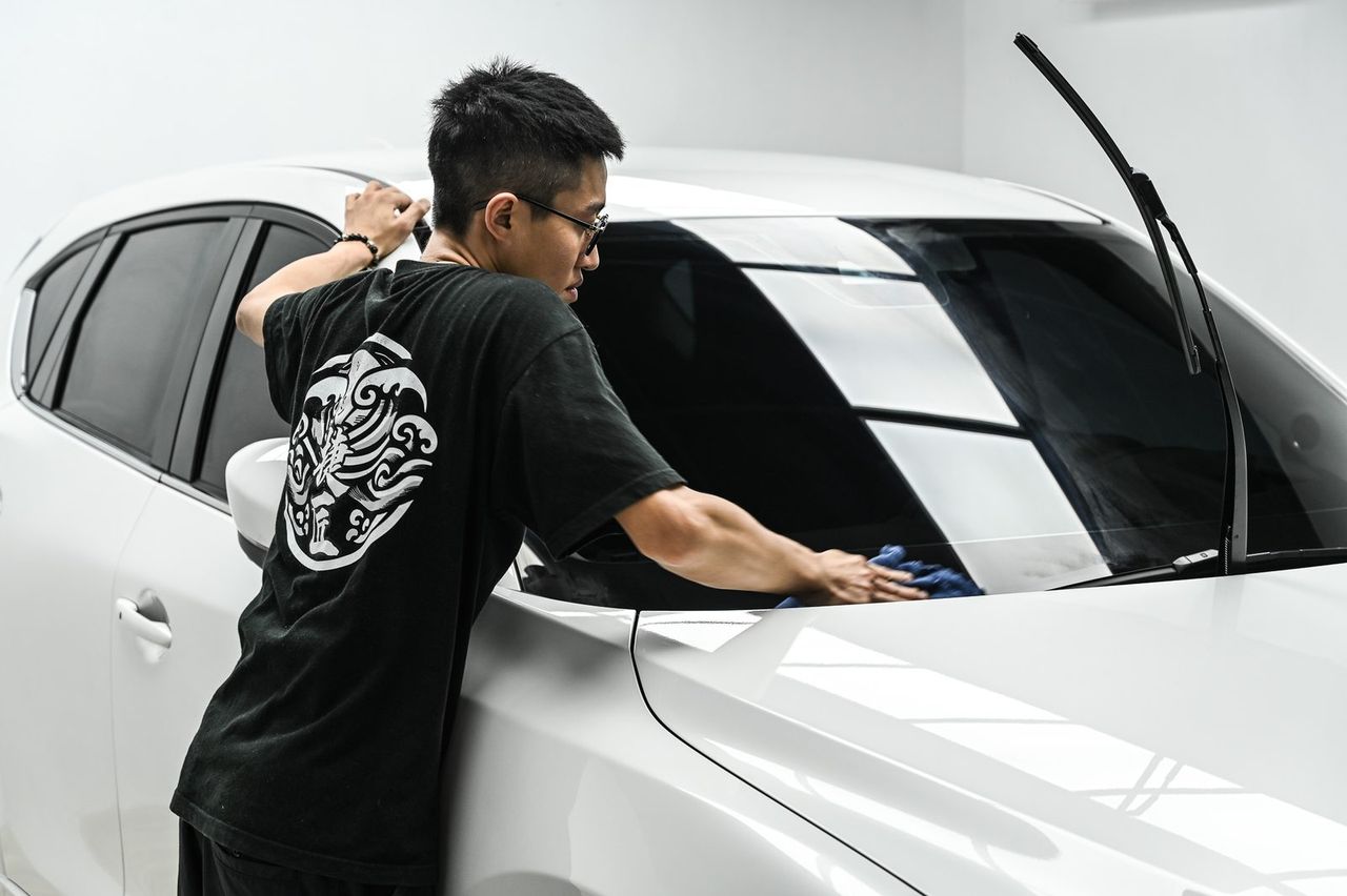 Mazda CX-5 迎風面犀牛皮完工與細節實拍 第 6 張（共 6 張）——捷匠淡水旗艦店施工實錄