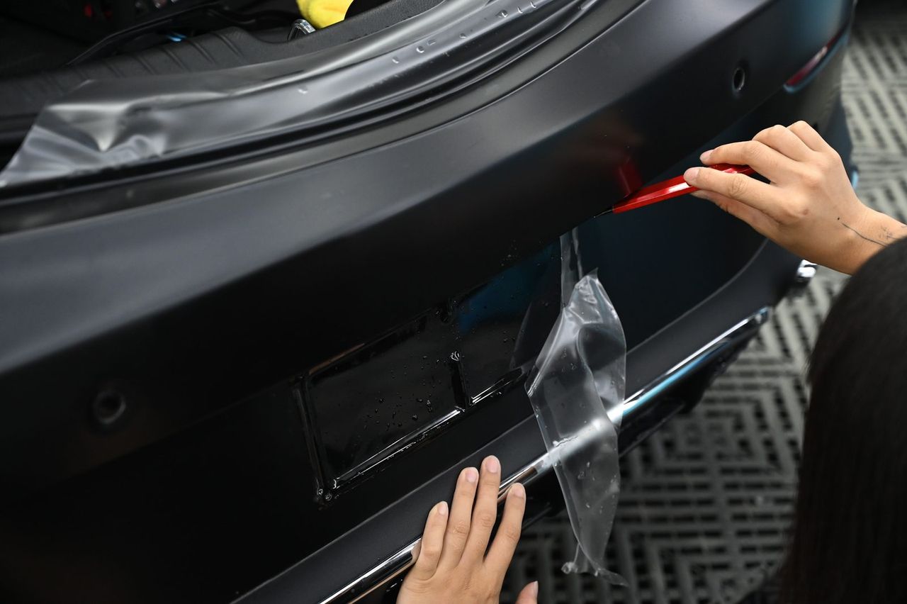 Mercedes-Benz CLE 改色犀牛皮完工與細節實拍 第 6 張（共 6 張）——捷匠北投店施工實錄