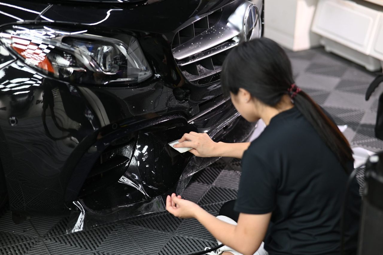 Mercedes-AMG E-Class 全車犀牛皮完工與細節實拍 第 6 張（共 6 張）——捷匠淡水旗艦店施工實錄