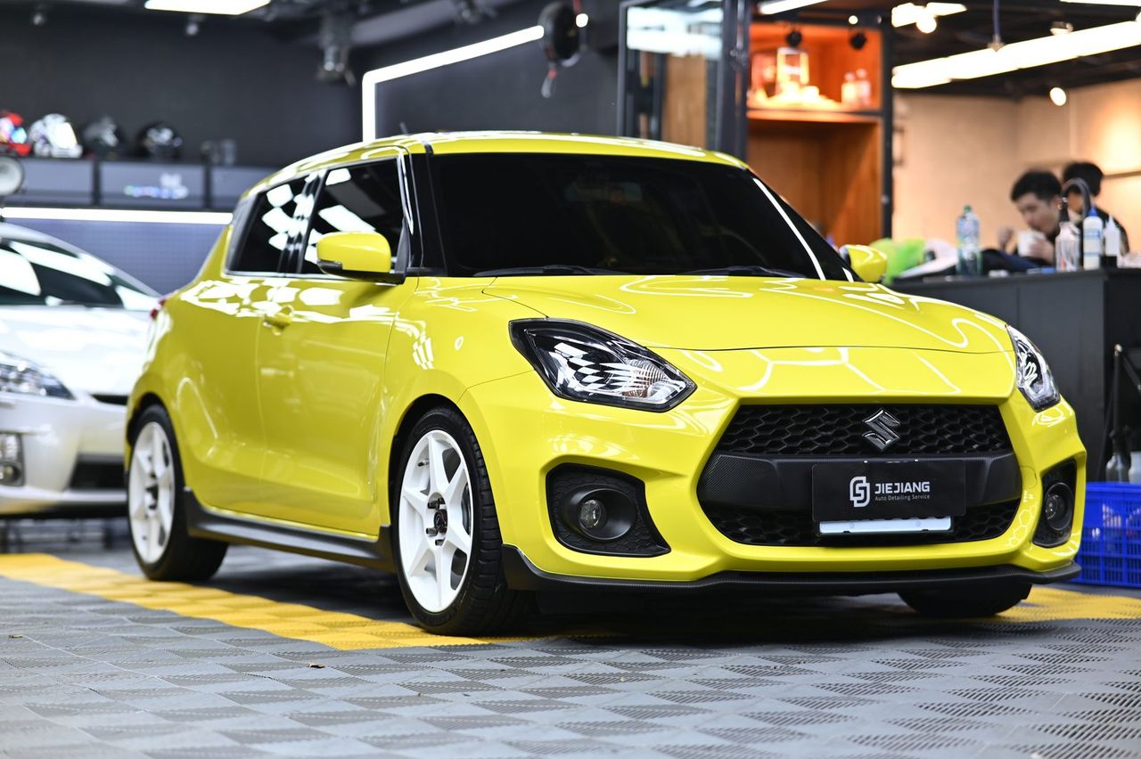 Suzuki Swift Sport 洗車打蠟施工案例(2024.10) 捷匠施工案例