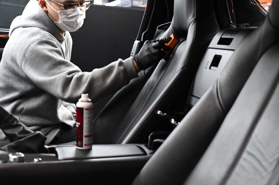 內裝清潔 皮椅養護施工——捷匠汽車美容