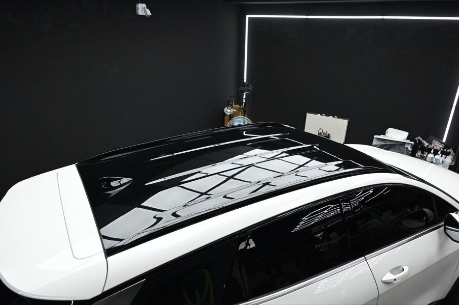 車頂黑化 局部改色示意——捷匠